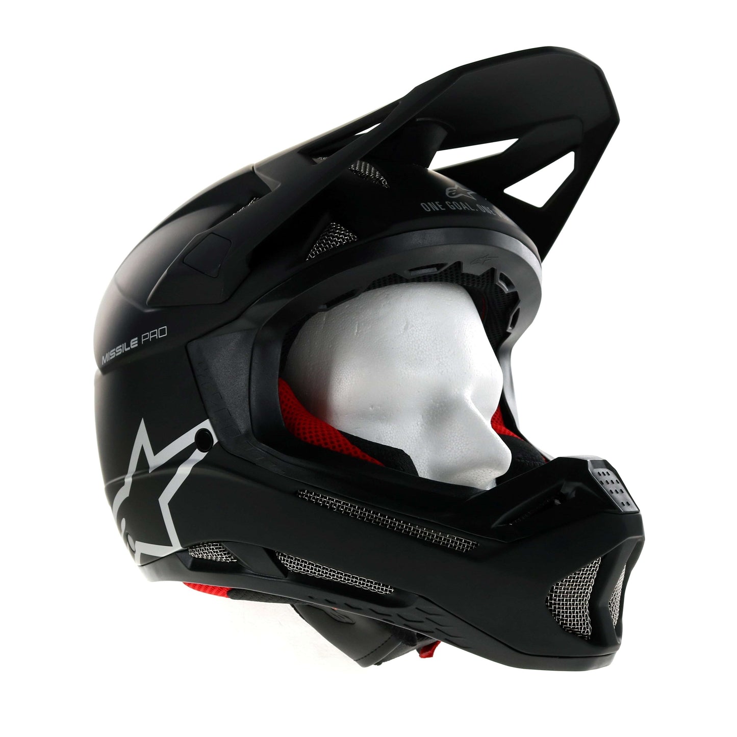 Alpinestars Missile Pro Solid CE 全罩式山地車頭盔- 消光黑