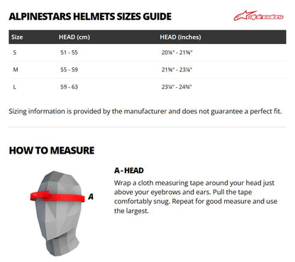 Alpinestars Vector Pro Atom Helmet - Black Red Matt