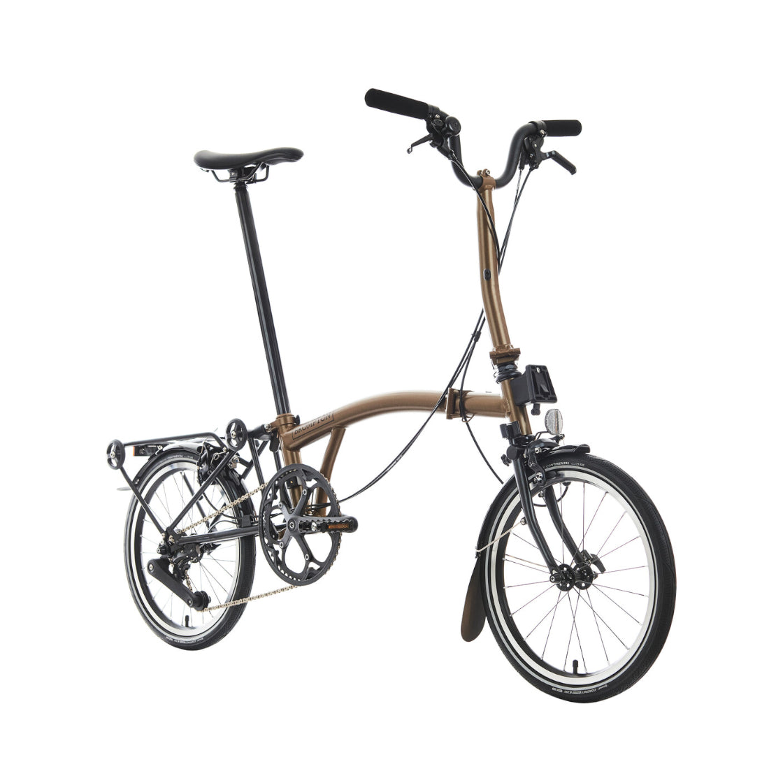 Brompton 1st Gen P Line 12-speed Bronze Sky